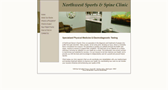 Desktop Screenshot of nwsportsandspine.com